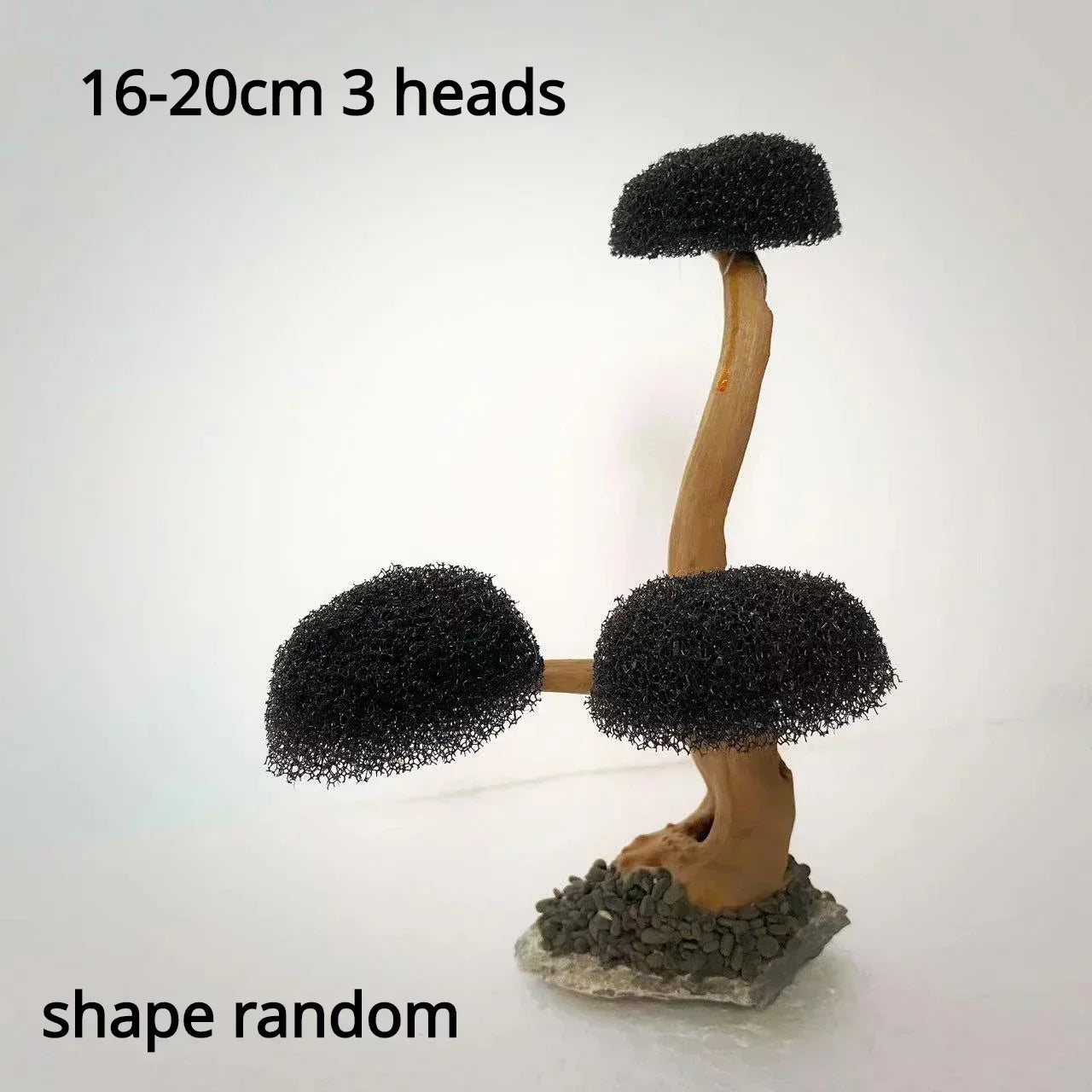 Fish Tank Plant Moss Tree Decoration Wood Plant Root Driftwood Aquatic Grass Aquarium Accessories without Moss