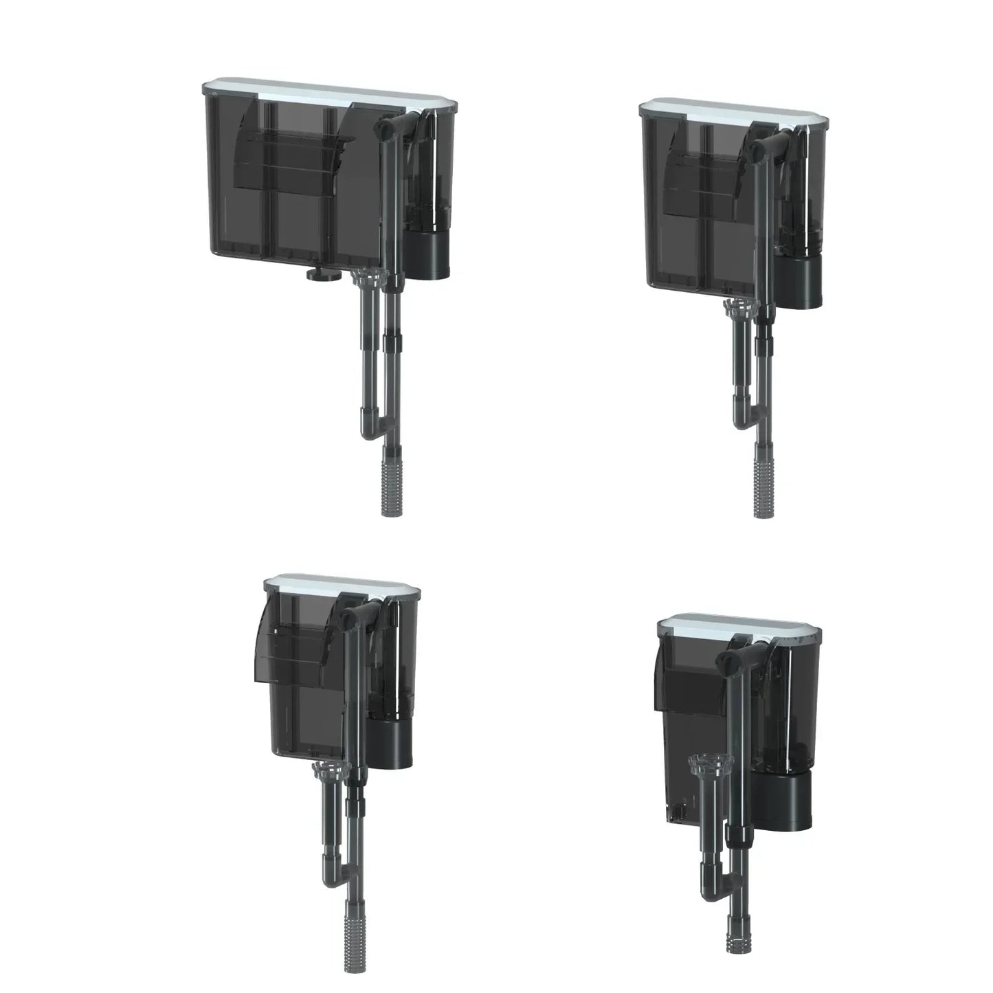 Aquarium 110V 220V Wall-mounted Filter Fish Tank Filter External Grass Tank Filter Water Flow Adjustable Suitable for 30-80CM