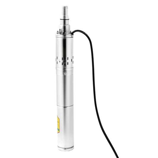 Submersible Water Pump 0.5HP – Stainless Steel, High-Efficiency Irrigation and Water Storage Pump with 213ft Lift