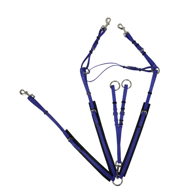 PVC Endurance Breastplate Adjustable Martingale Set Equestrian Tack Horse Riding Gear Saddle Accessories