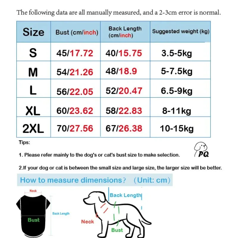 Lingtihuibit Turtleneck Cotton-padded Clothes Autumn Winter Pet Dogs High-necked Cotton Coat Fashion Dogs Warm Windproof Jacket