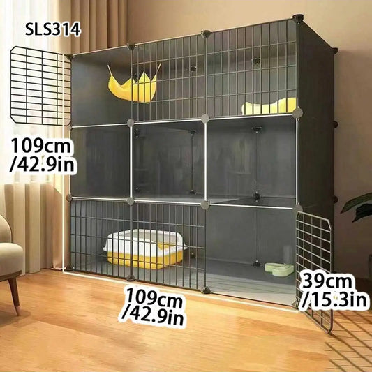 Cat Cage, Household Indoor Small Apartment, Cat Villa, Cat House, Cat Nest, Integrated Does Not Occupy an Area