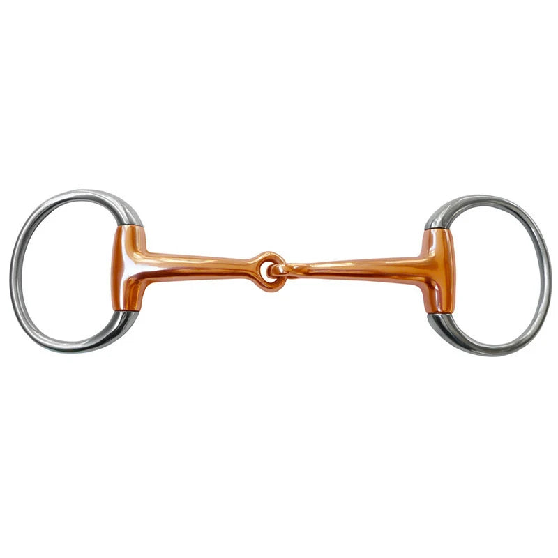 Horse Snaffle Bit Stainless Steel Eggbutt Bit Horse Chew Jointed Mouth Bit Horse Training Equipment Equestrian Products