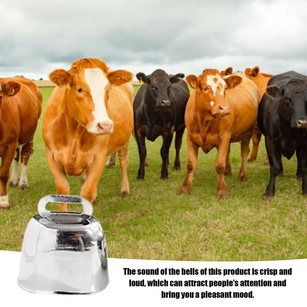 Farm Cow Grazing Bell Sheep Horse Goat Anti Lost Metal Bell Anti Theft Louder Bell Livestock Equipment Farm Animal Supplies