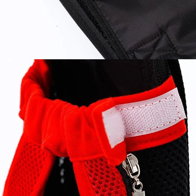 Adjustable Dog Front Carrier Legs Out Breathable Portable Travel Pet Dog Carrier Backpack Mesh Carrier for Dog Cats Outdoor