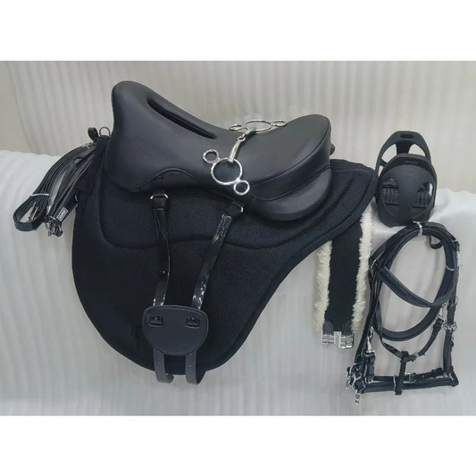 Sports endurance saddle seat, fully equipped leather horse endurance saddle design color optional