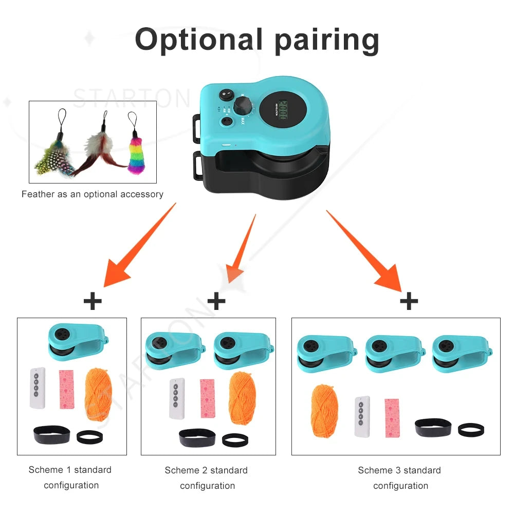 Cat Running Wheel Interactive Cat Toy, Cat Wheel Exerciser Cat Running Treadmill for Indoor Adjustable Speed Simulated Interactive