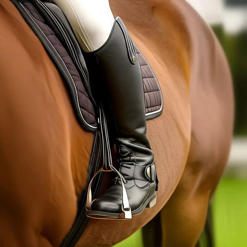 Non-Slip Equestrian Boots Leather Equestrian Supplies Long Boots Riding Equipment Ultra Footwear Resistant Horse Rider Shoes
