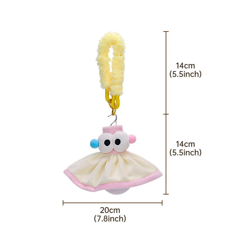 Charging Parrot Light For Cage Bird Cage Decor Plush Parrot-Shaped Bulb 3 Lighting Models For Bookshelf Vanity Counter