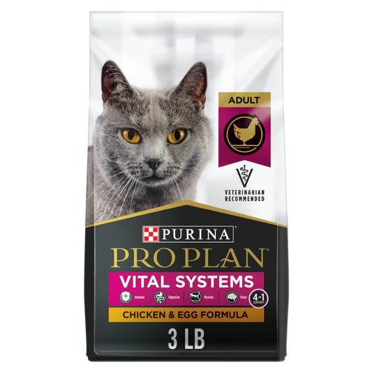 Vital Systems Dry Cat Food, Chicken & Egg, 3 lb Bag