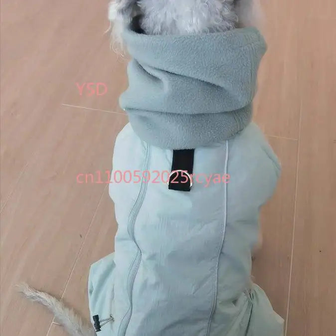 New Autumn Winter Pet Dog Coat - Warm Four-Legged Padded Clothes for Puppy Outdoor Wear