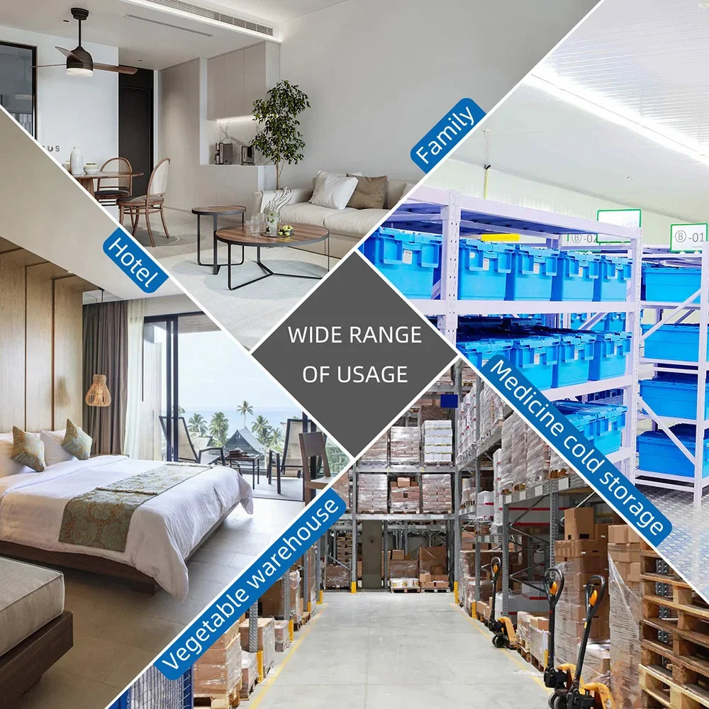 WiFi Tuya Smart Life LED Display Temperature Humidity Sensor Living Room Office Indoor Aquarium Water Temperature Detector Line