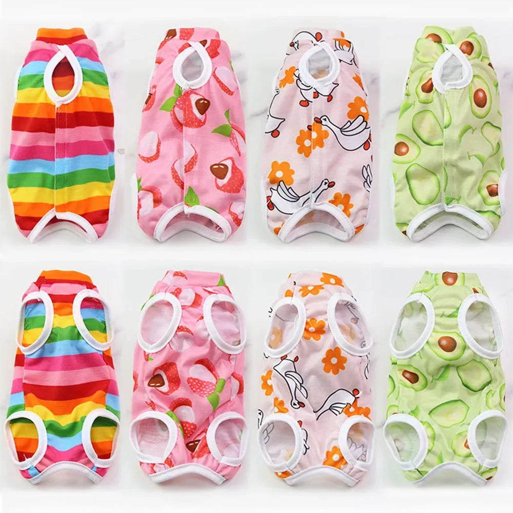 Cat Surgery Recovery Suit Female Cat Spay Recovery Suit Kitten Onesie for Cats After Surgery Anti Licking Breathable Cat Clothes