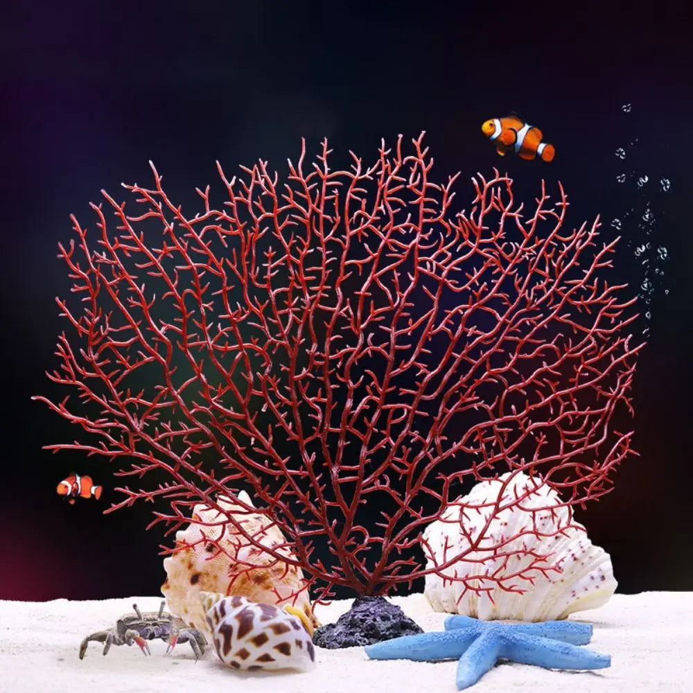 Tree Shape Resin Coral Aquarium Decoration Fishing Fish Tank Landscaping Decor Sea Iron Tree Plastic Coral Aquarium Decor Plants