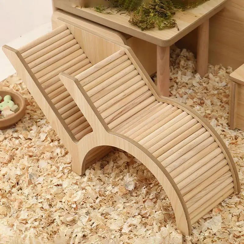 Hamster Tunnel Underground Burrow Hamster Tunnel Toy Wooden Small Animals Playpen For Gerbils And Hedgehogs