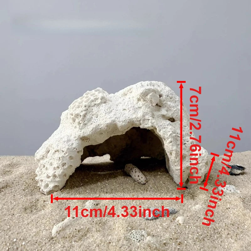 Fish Tank Character Shaped Stone Statue Decoration Poseidon Sea God Statue Underwater King Stone Statue Handmade Craft Landscape Caves