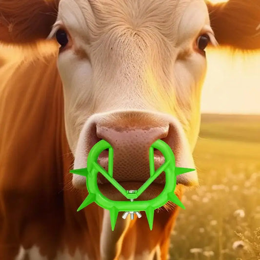 Cow Nose Ring Calf Cow Cattle Weaner 10 Pieces Livestock Nose Ring Large Livestock Farming Tools
