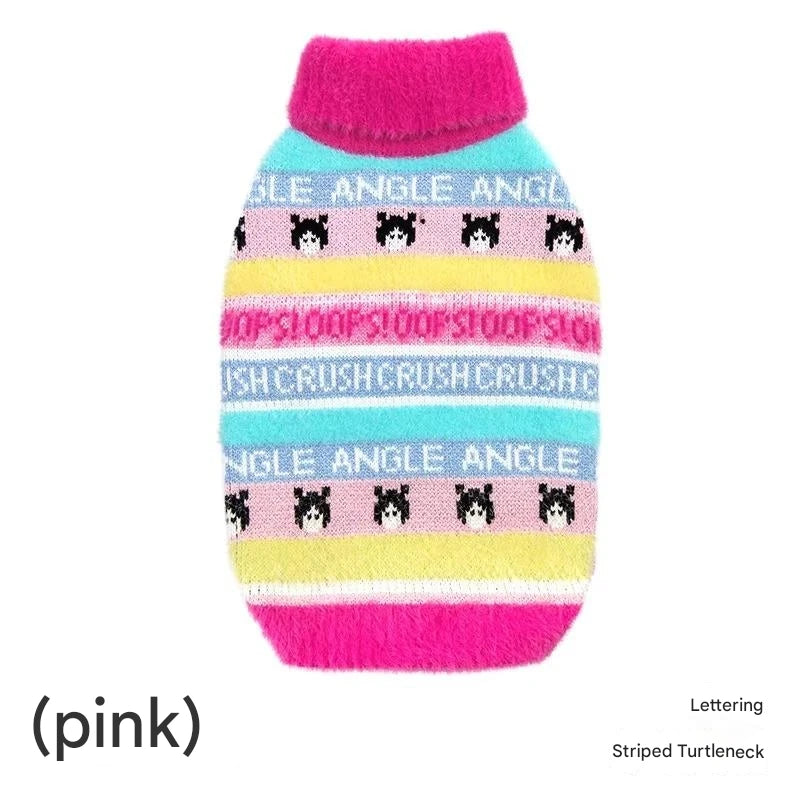Fall/Winter New Bulldog Clothes Bull Terrier Pug Sweater  dog winter clothes