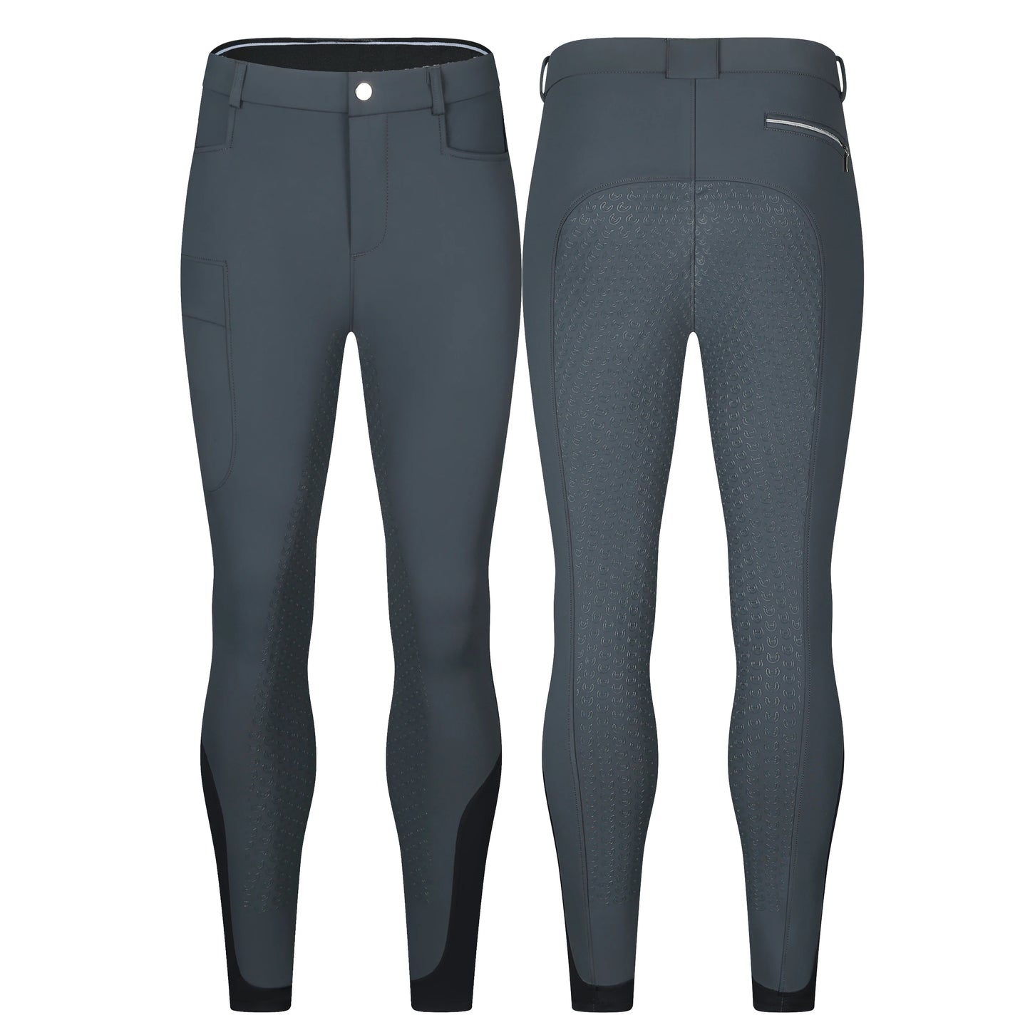 Professional Men's Equestrian Pants Full Silicone Anti-Slip Horse Riding Sports Pants Elastic Quick-Dry Horseback Riding Pants Men's