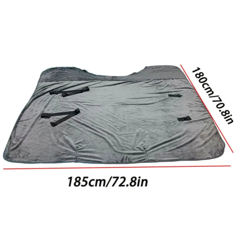 Warm Horse Rugs Horse Fleece Cooler Blanket Soft Insect Repellent Horse Blankets Flannel Protective Horse Clothing