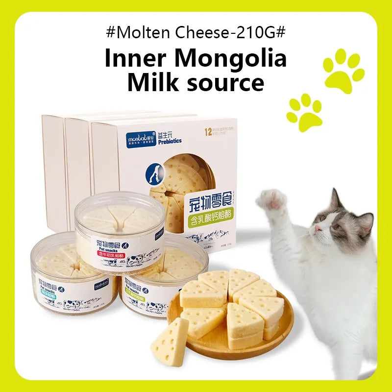 Pet Freeze-dried Food High Calcium Cheese Rich in Nutrients Cat or Dog Snacks Aid Digestion Snacks Calcium Supplements Dairy tablet