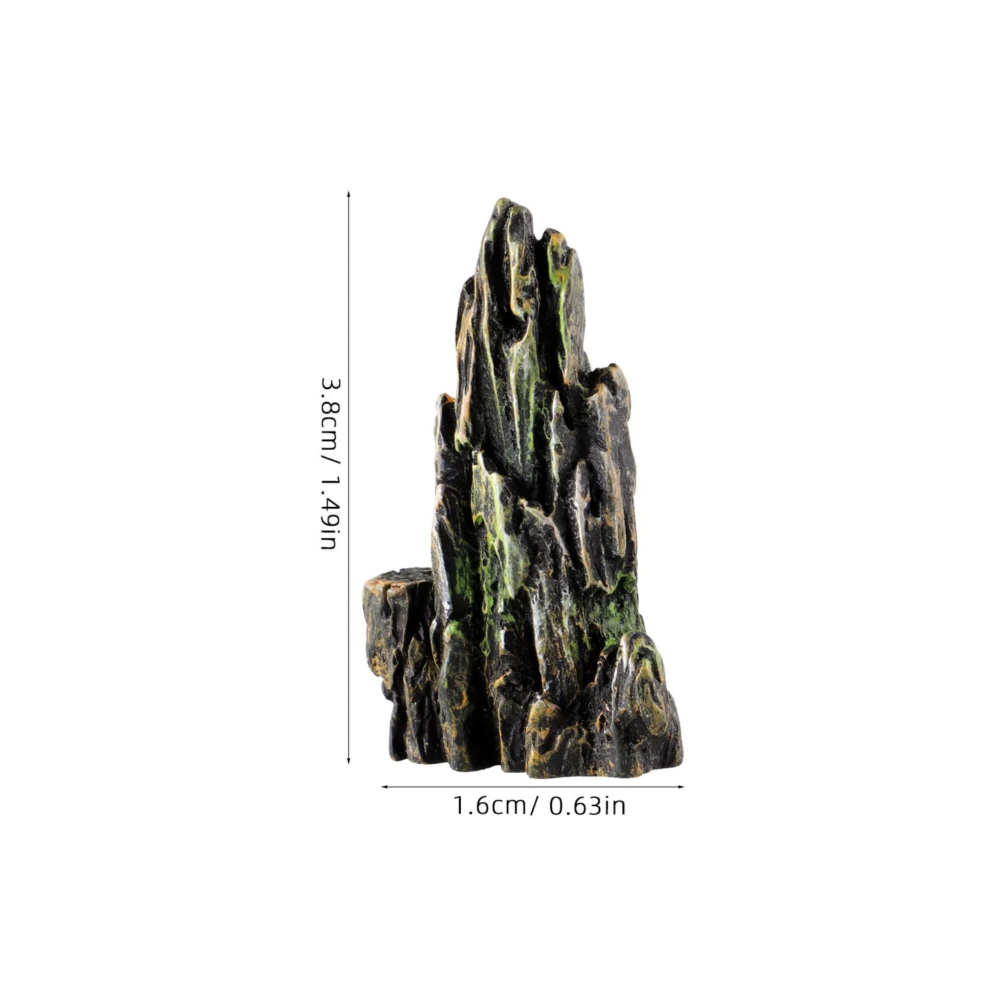 8 Pcs Mini Resin Rockery Simulated Mountain Bonsai Landscape Accessory Figurines Home Decor Garden ornament Craft Aquarium Decor