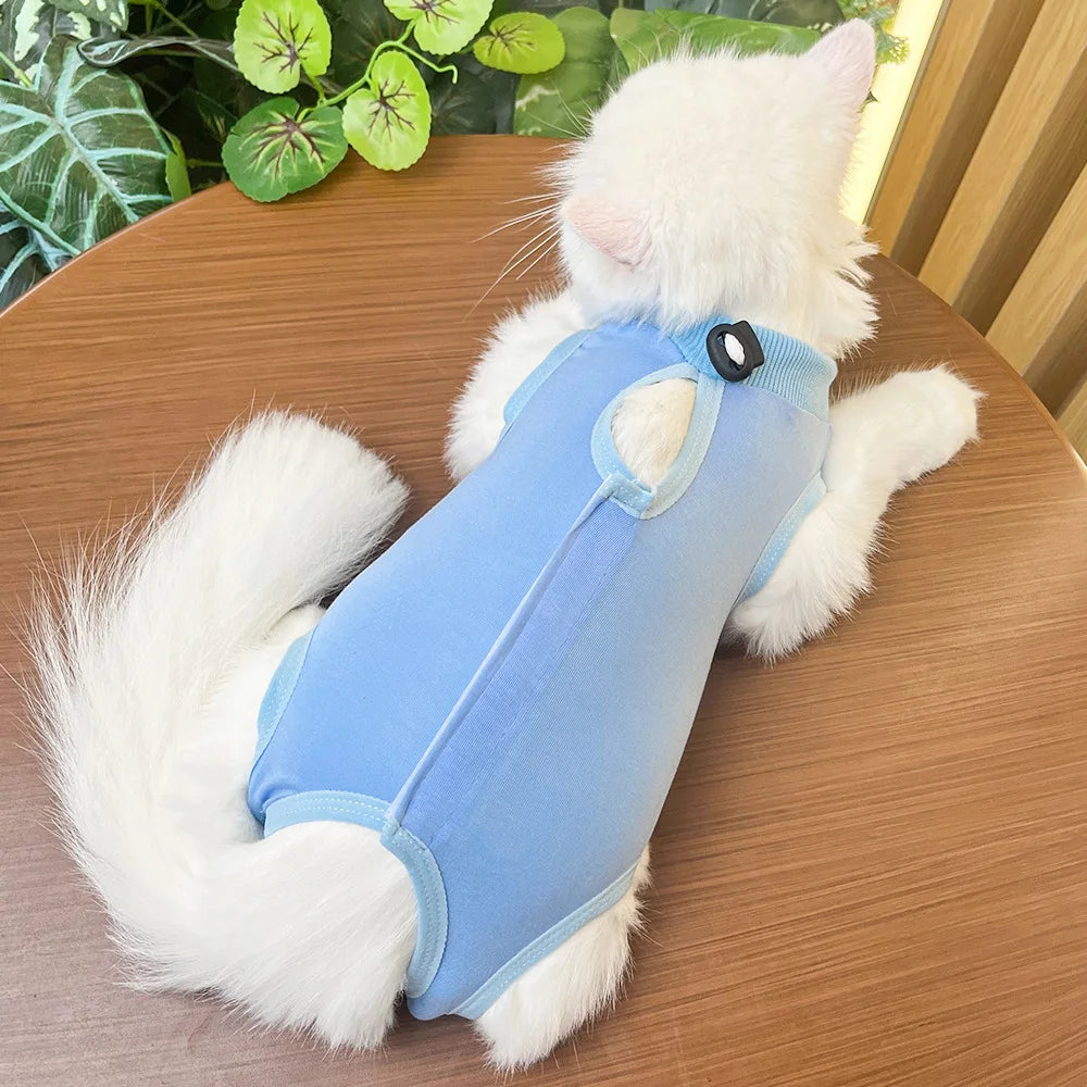 Cats Surgery Recovery Suit for Small Medium Dog Cat Vest Pet Shirt Soft Pajamas After Surgery Wear Recovery Clothes Anti Licking