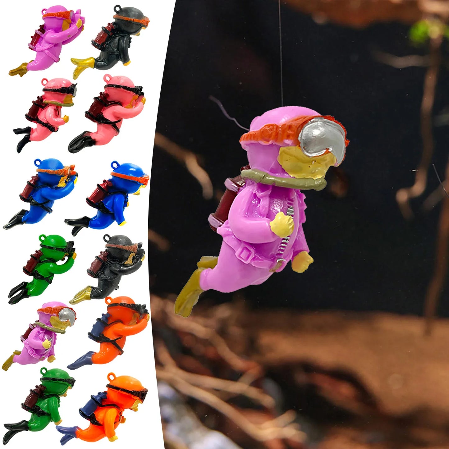 Kids Arts And Crafts Ages 2-5 Boys Fish Tank Diver Decoration Aquarium Gift