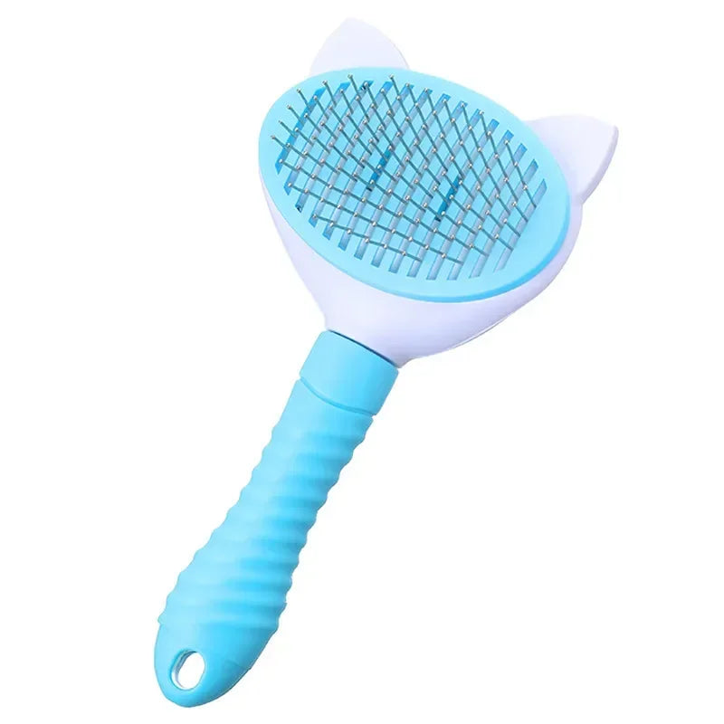 Pet Comb Cat Cleaning Supplies High Quality Self cleaning Brush Professional Grooming brush for Dogs, Cats pets Bath