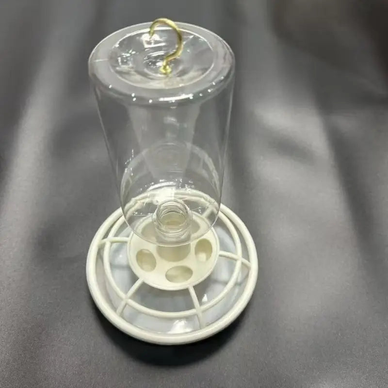 Automatic Bird Feeder with Anti-Scatter Dispenser for Cage with Hanging Hook