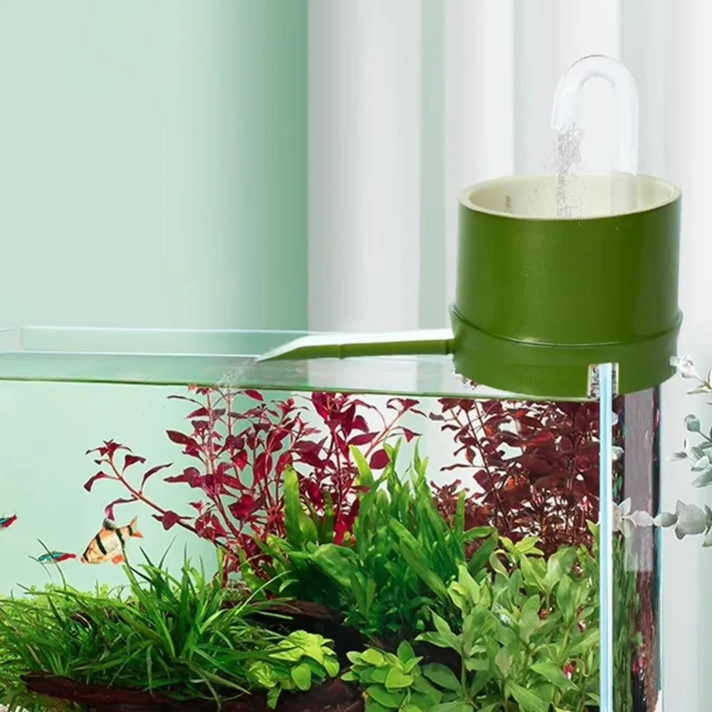 Durable Plastic Aquarium Filter Box Round Internal Filter Air Oxygen Aerator 3 in 1 220V Fish Tank Filter
