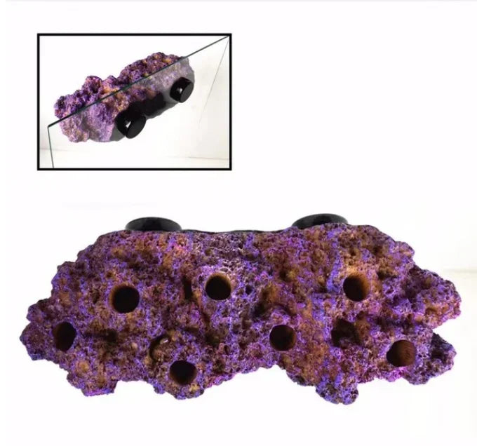 Reefing Art Aquarium Marine Fish Tank Magnetic Real Reef Frag Rack Aquarium Decoration