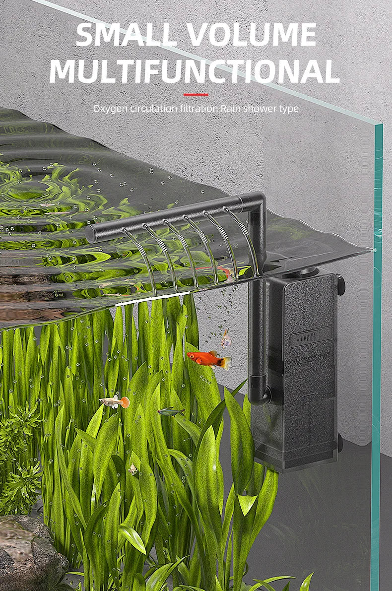 USB fish tank low water filter Aquarium Turtle tank Filter circulation Filtration oxygenation Small fountain