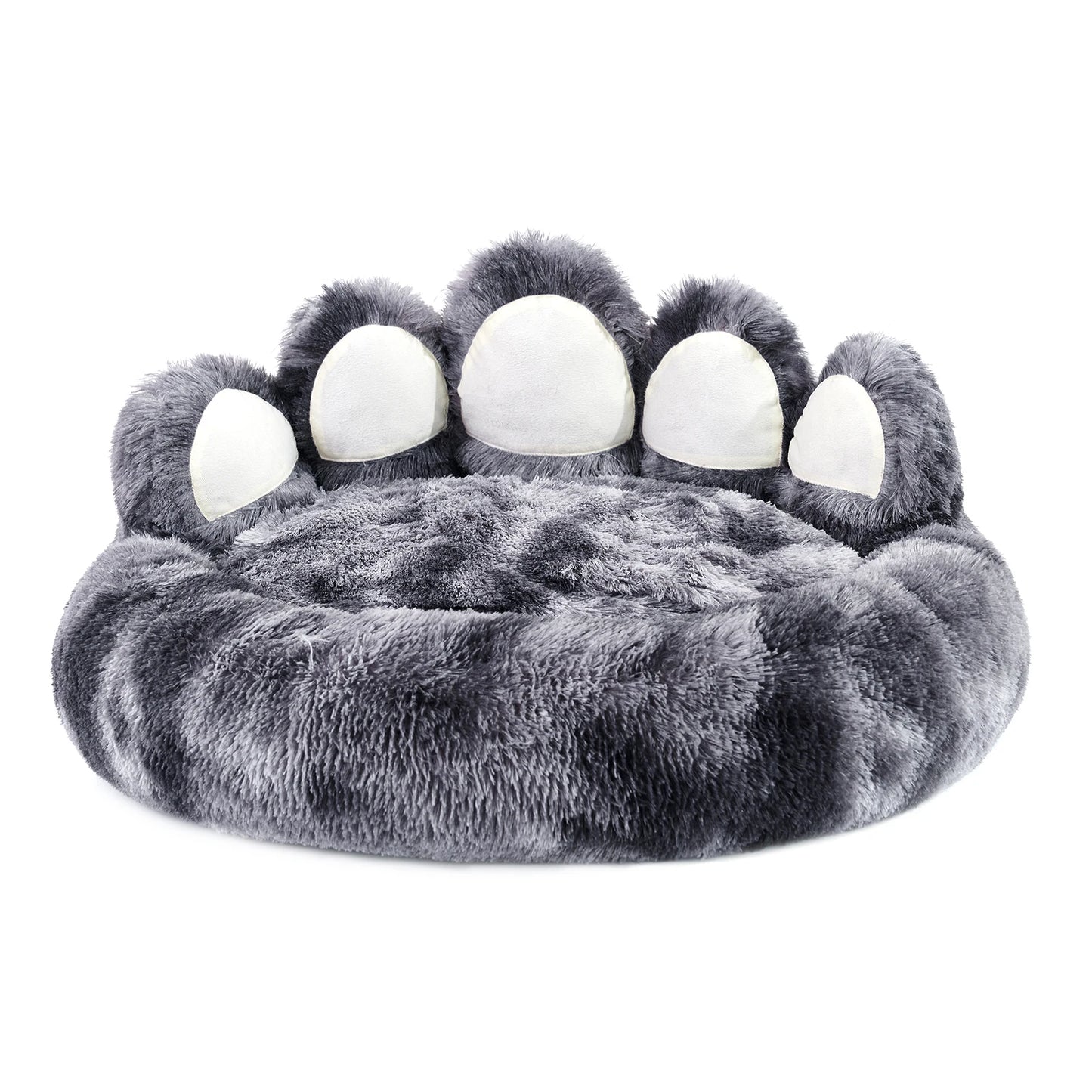 Cozy Comfy Pet Dog Bed Paw Shape Warm Dog Bed Cushion for Your Furry Friend Fluffy Dog Bed Cat Mat Deep Sleeping Warm