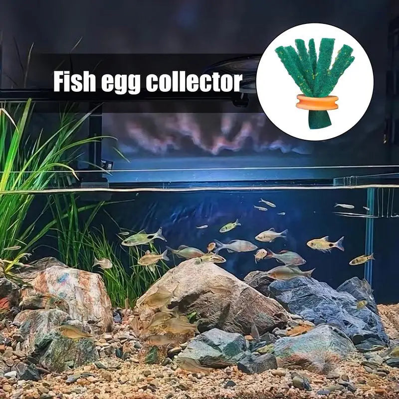 10Pcs Fish egg collector Hatchery Spawning Mop Spawning Mop For Fish Aquarium Bucket Adornment Aquarium Hideout Breed Breeding