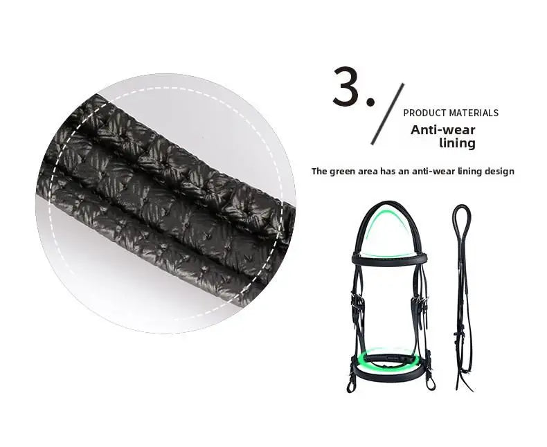 Horse Riding, Horse Training, Controlling Horses, Horse Harnesses, Equestrian Supplies Horse Bridle and Reins