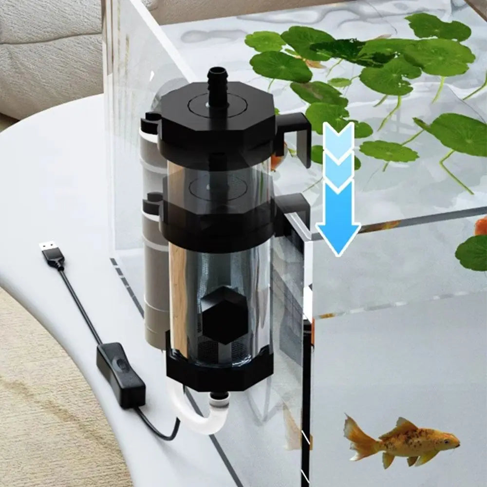 Portable 280GPH Aquarium Water Changer USB Powered Low Noise Aquarium Pump Fish Tank Cleaning For Aquarium