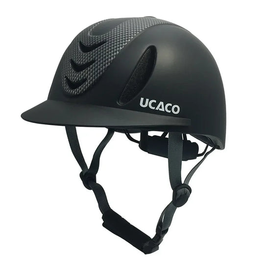 50-61cm Ultra Light Adults Children's Equestrian Helmet Adjustable Riding Helmet Knight Hat Removable Brim Horse Equipment