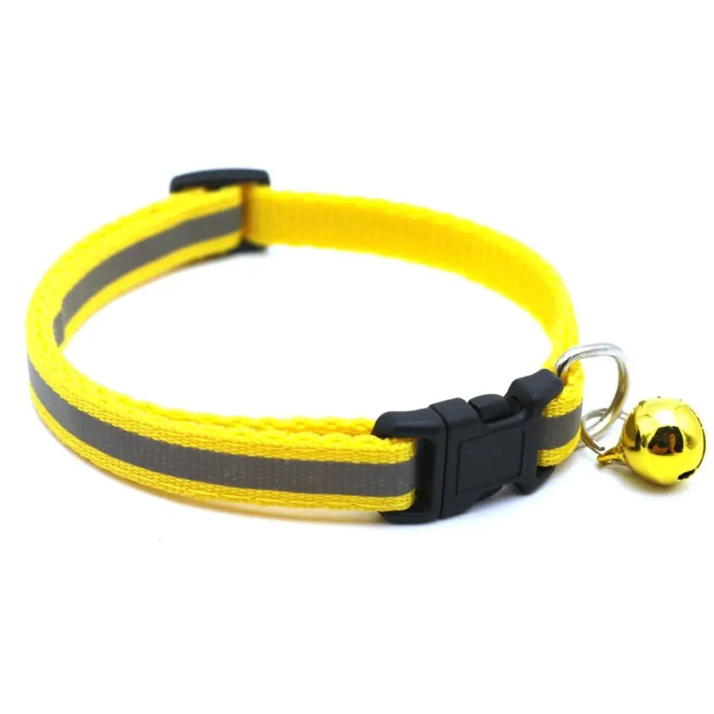 Reflective Flashing Easy Wear Nylon For Puppy Kitten Dog Accessories Pet Supplies Cat Collar Pet Collar