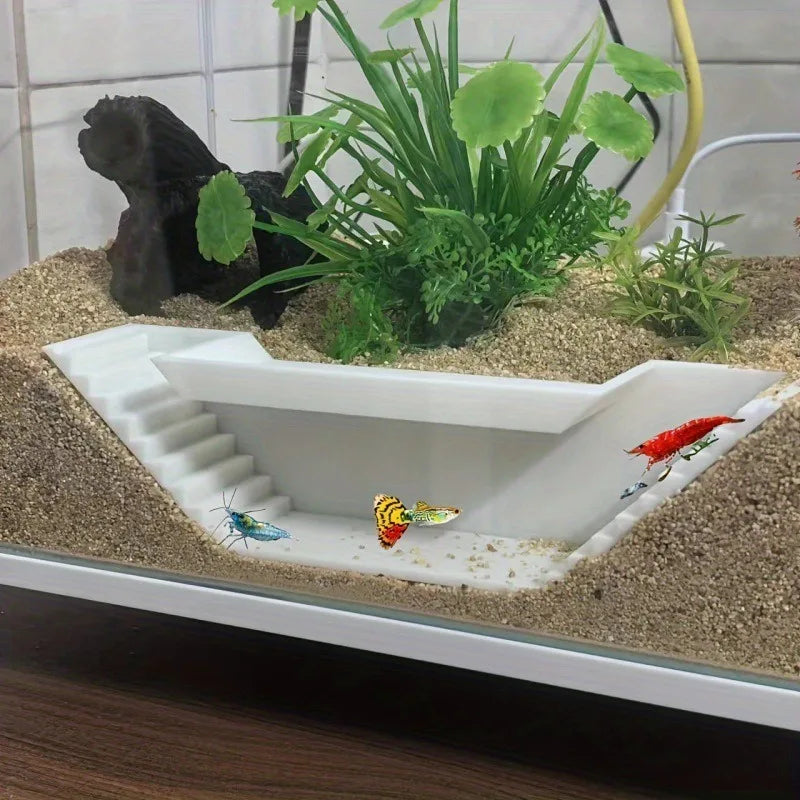 Fish Shrimp Hides Cave Aquarium Tunnel Underground Corner Shelter Aquarium Fish Tank Decoration Fish Shrimp Concealed Room