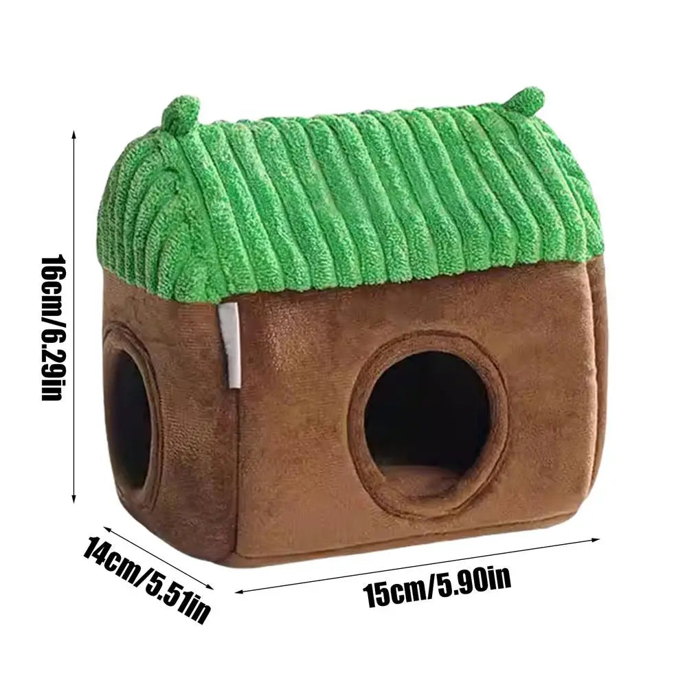 Hammock Warm Bed Small Animal Tube Cage House Hamster Guinea Pig Tunnel House Double Sided