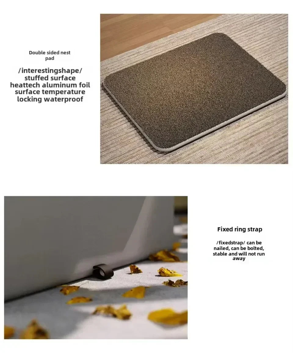 Cat Nest Waterproof Stray Cat House Outdoor Feral Large Capacity Pet Rainproof Moisture Large Enclosed Bite Resistant Cat Nest