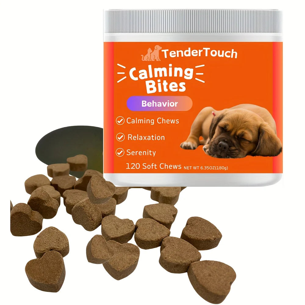 240 Chews - 2 Pack(2 x 180g/6.35oz) 360g/12.7oz - TenderTouch Calming for Dogs - Help Natural Dog Anxiety  for Everyday Stress