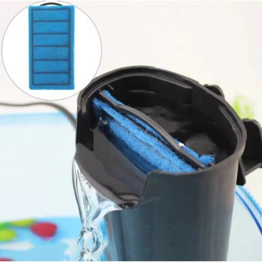 2pcs Aquarium Filter Sponge Hanging Fish Tank Filter Without Power Supply 3W/5W Filter Carbon Plate for A Variety of Fish