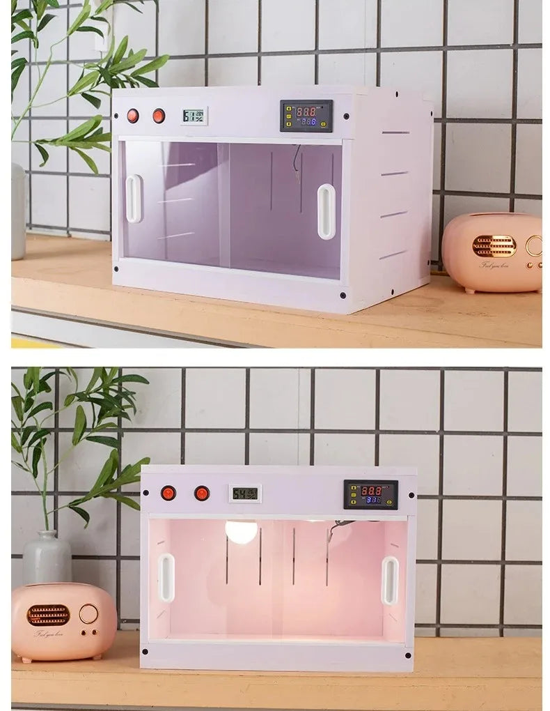 Parrot Thermostatic Feeding Box Reptile Temperature Control Waterproof Terrarium Birds Smart Box Reptiles  Guinea Pigs Pet Habitat House