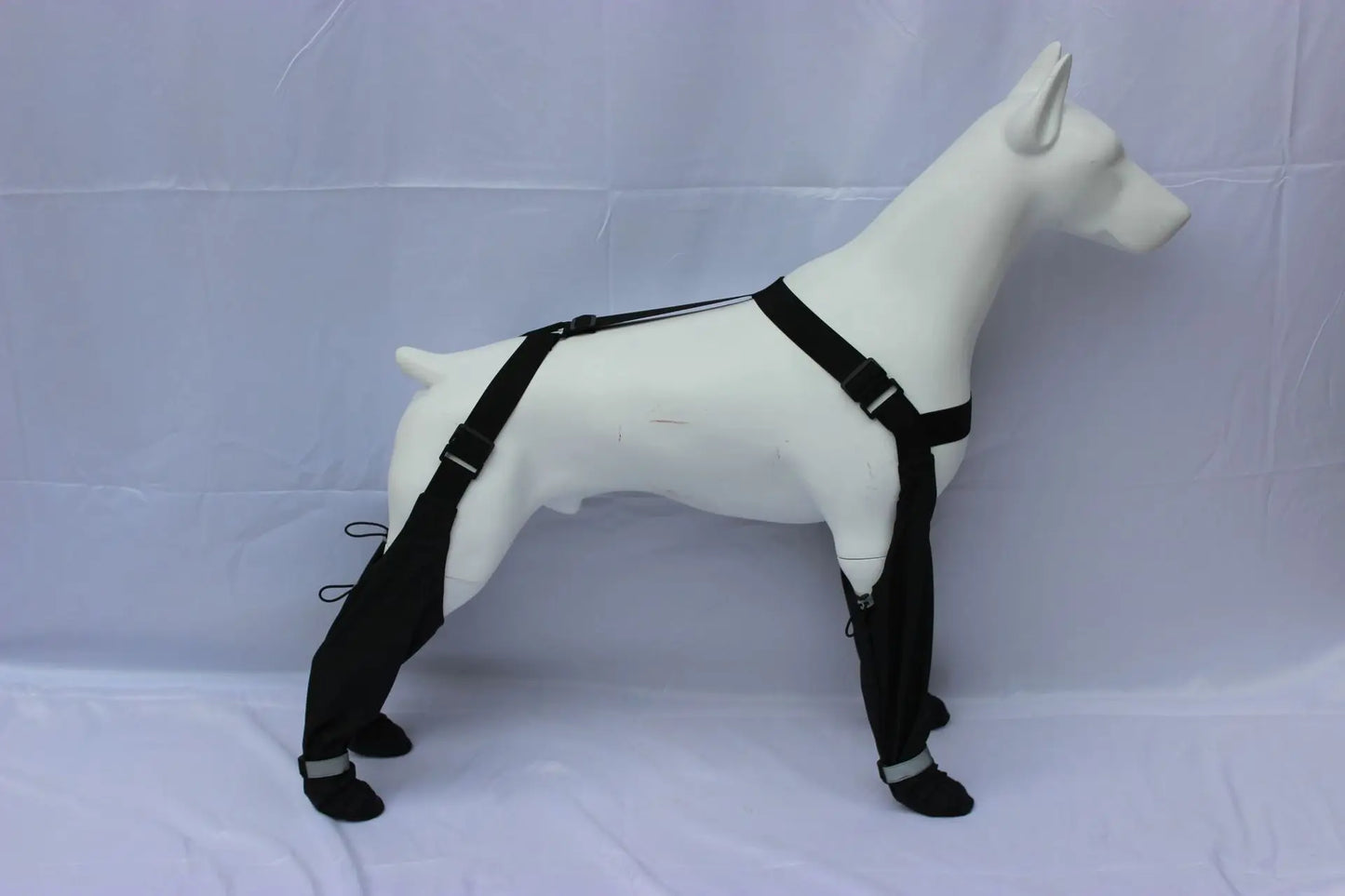 New Anti-Dirt Reflective Stripes Dog Boots All-Season Elastic Waterproof Outdoor Pet Shoes Dogs Non-Slip Grip Machine Washable