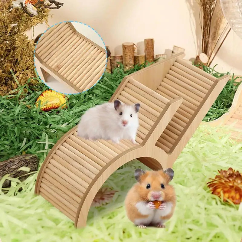 Hamster Tunnel Underground Burrow Hamster Tunnel Toy Wooden Small Animals Playpen For Gerbils And Hedgehogs