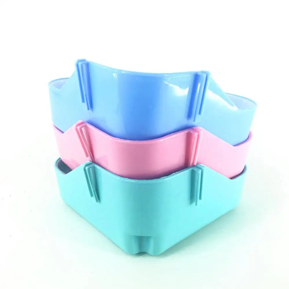 1 Bunny Litter Box Small Pet Toilet Triangle Potty Trainer Corner Litter Bedding Box For Rabbit Chinchilla Guinea Pig 24x18x11cm