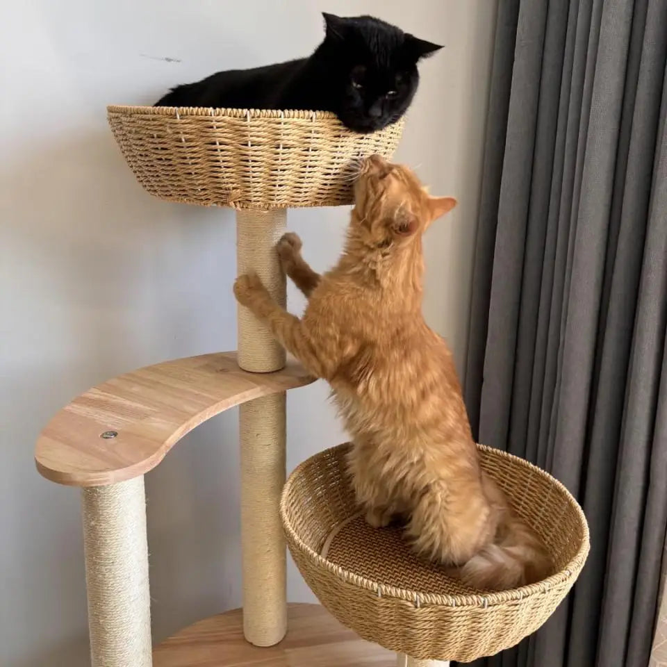M8 Cat Tree Tower Scratching Post Replacement Set Refill Pole Parts for Kittens Tower Scratch Pole Accessories for Scratching