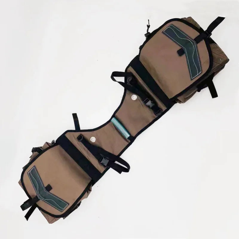Western Saddle Bag Wild Riding Saddle Equestrian Supplies Bag Saddle Accessories Storage Bag Horse Backpack